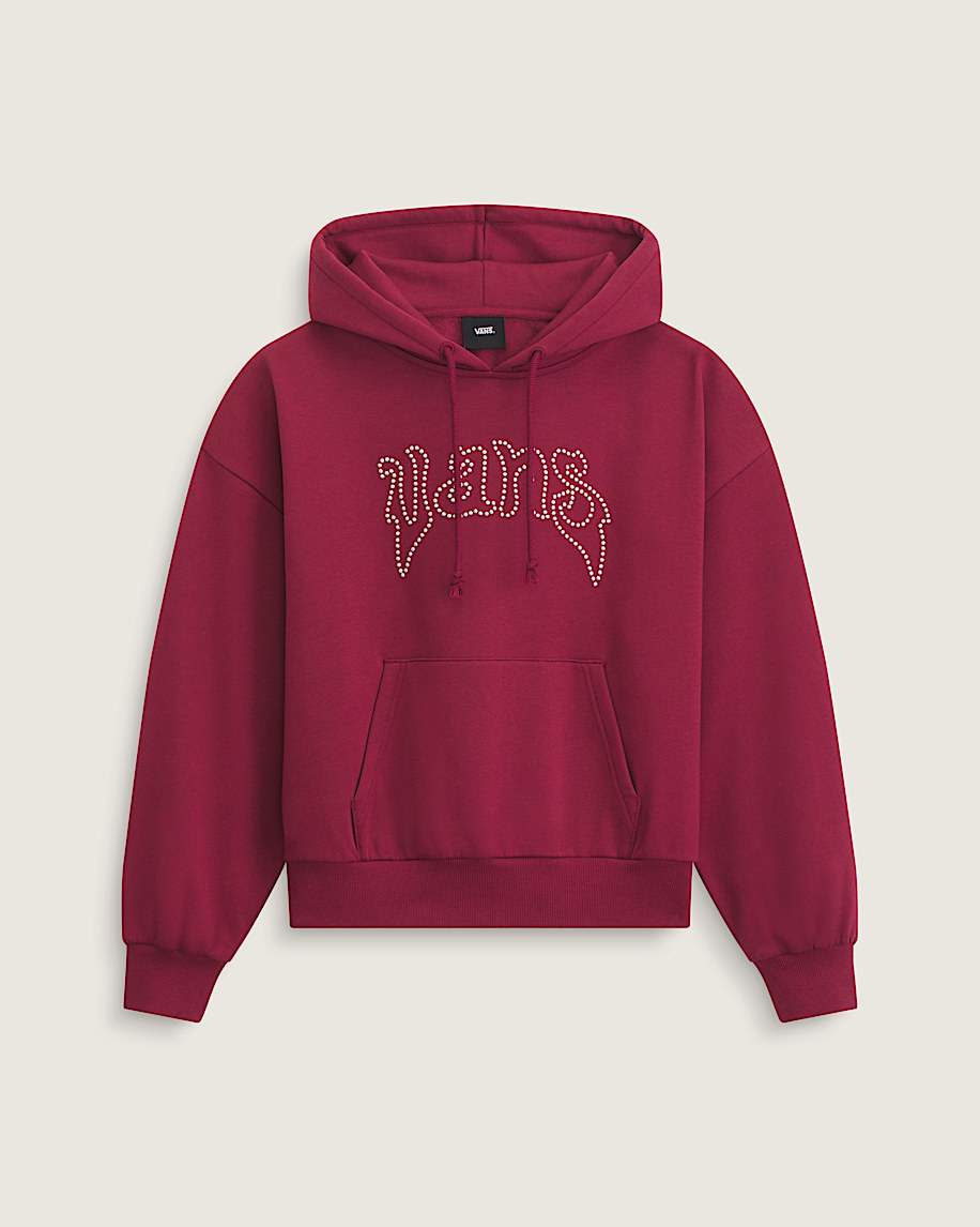pearls logo retro pullover hoodie