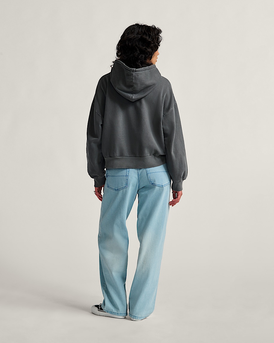 check-5 baggy denim pants