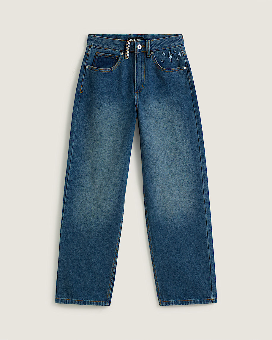 sirelle bestickte jeanshose