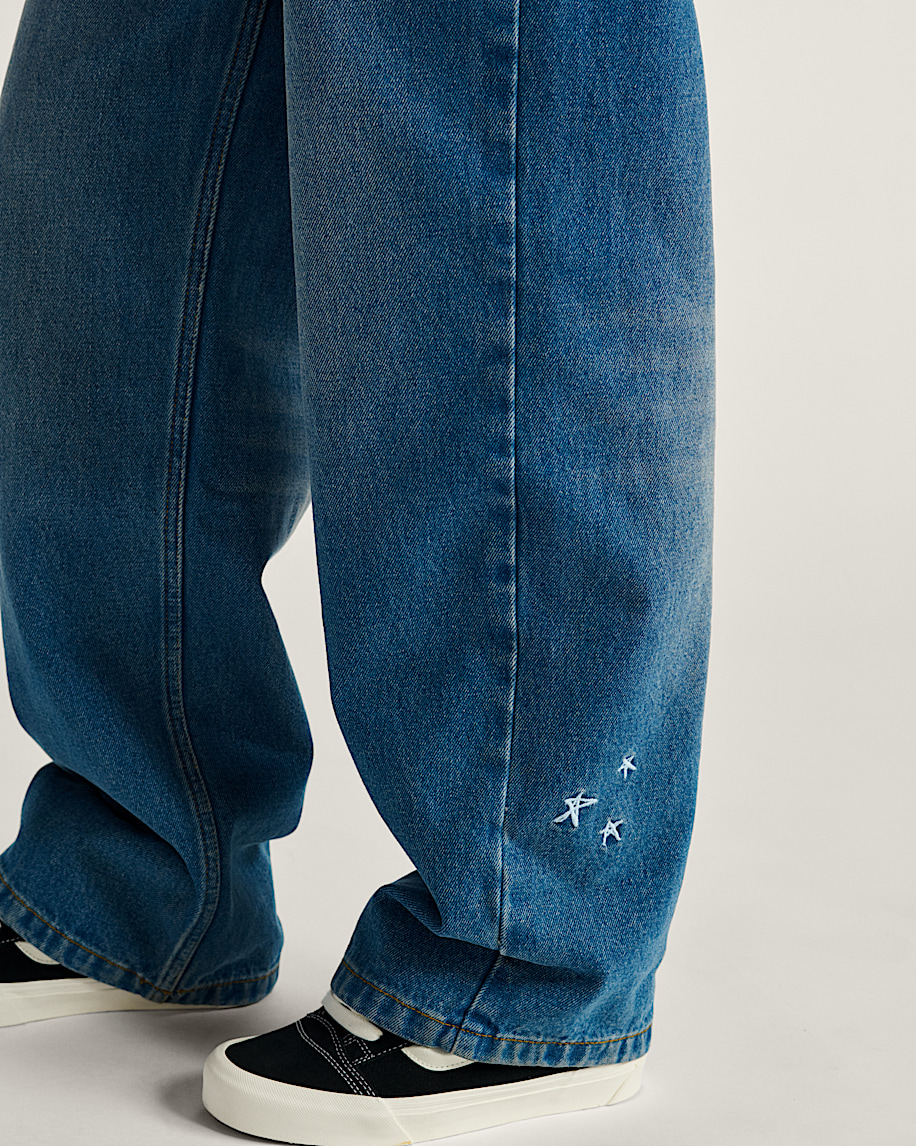 sirelle bestickte jeanshose