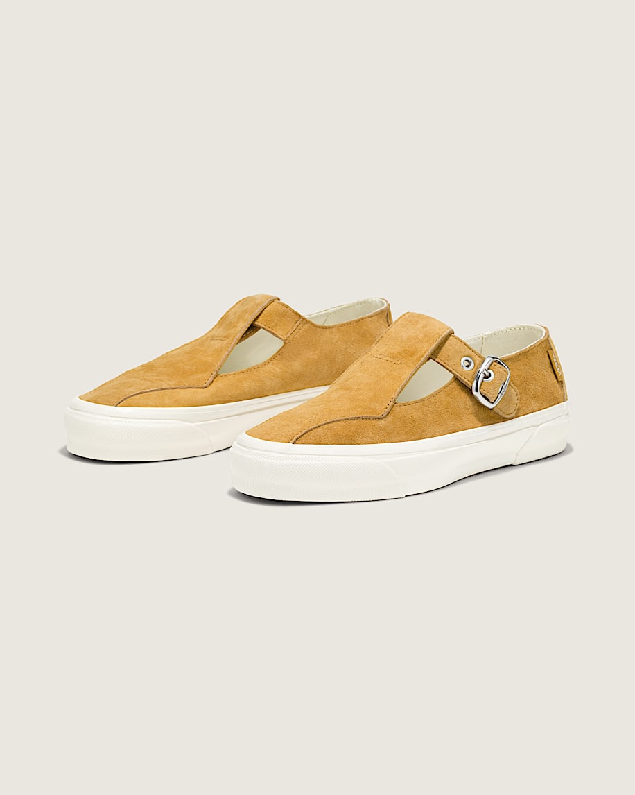 premium mary jane wildlederschuh
