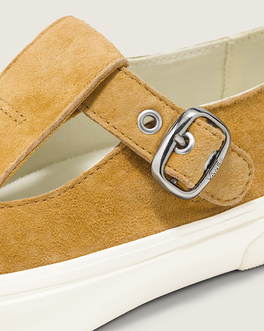 premium mary jane wildlederschuh