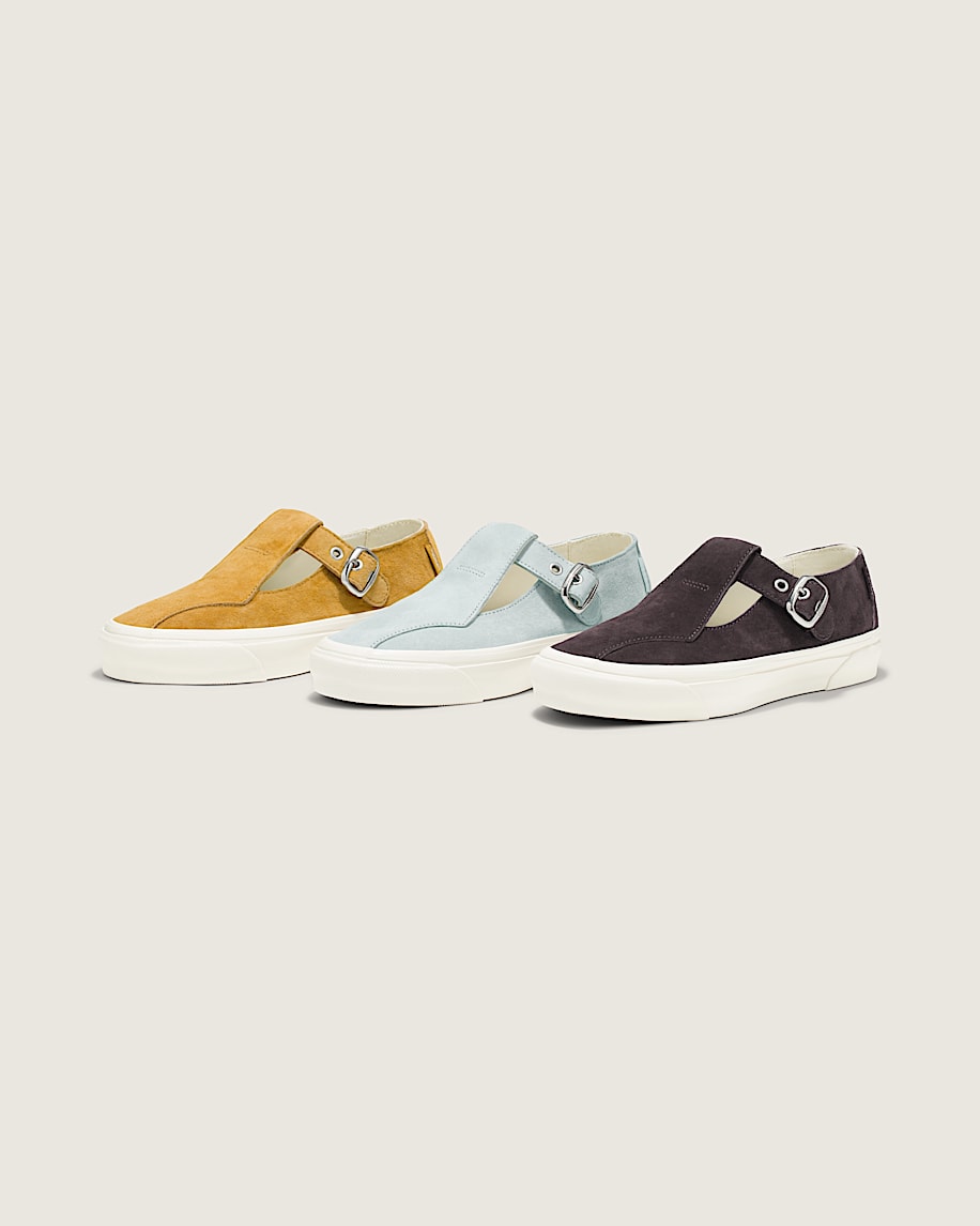 premium mary jane wildlederschuh