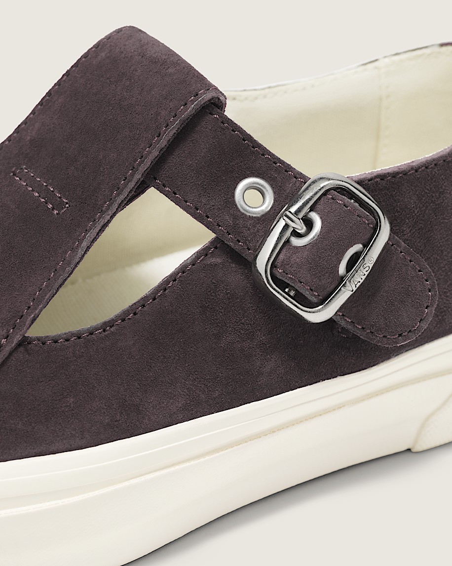 premium mary jane wildlederschuh