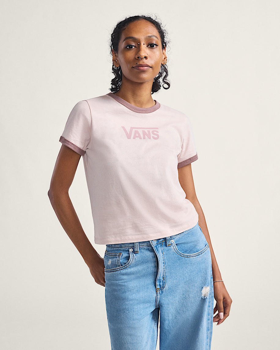 drop v ringer t-shirt