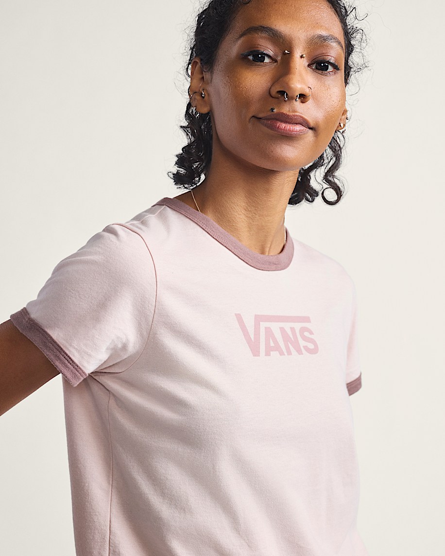 drop v ringer t-shirt