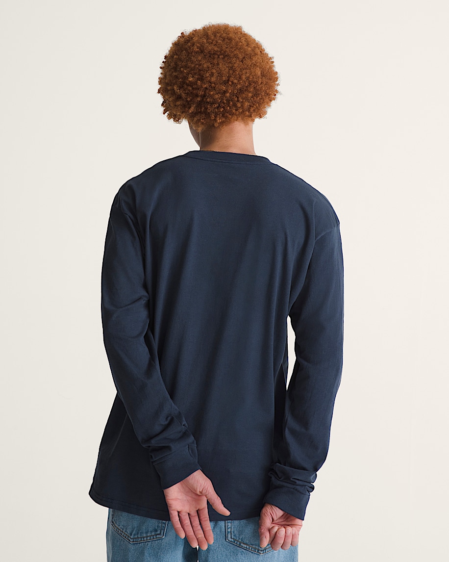 blur drop langarm-t-shirt