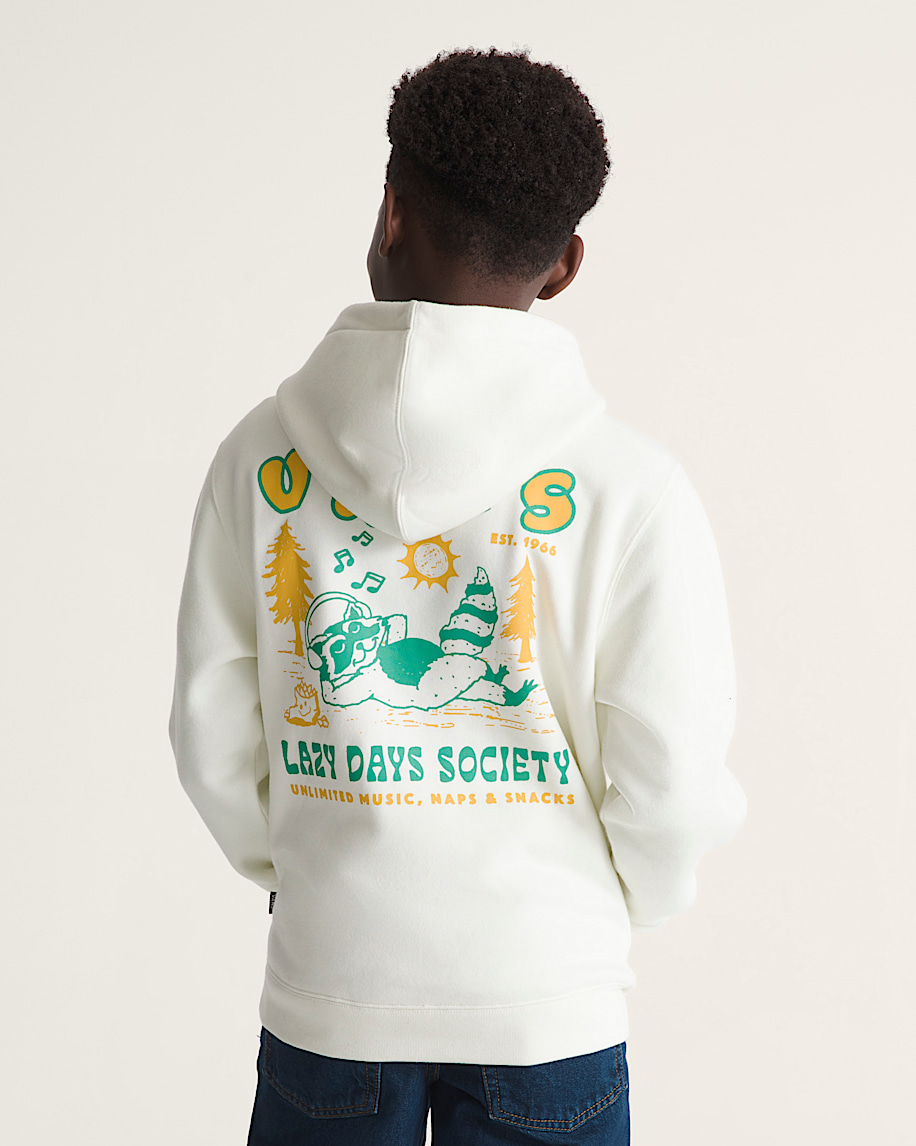 kinder lazy daze pullover sweatshirt