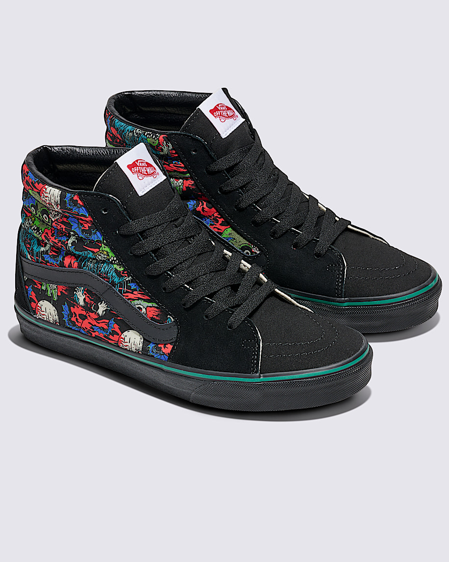 customs sk8-hi halloween schuh