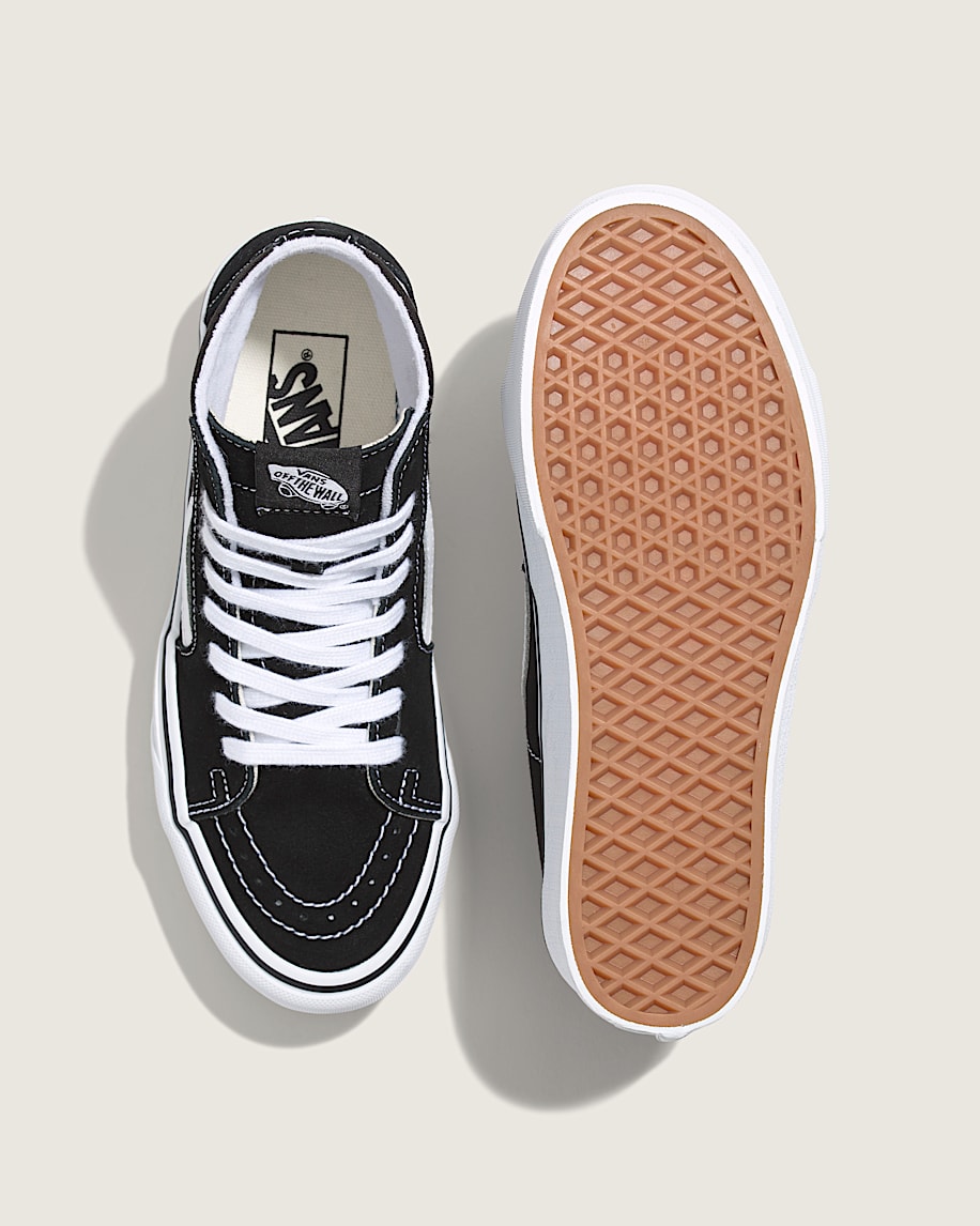 sk8-hi plateau-schuh mit schmal zulaufendem profil