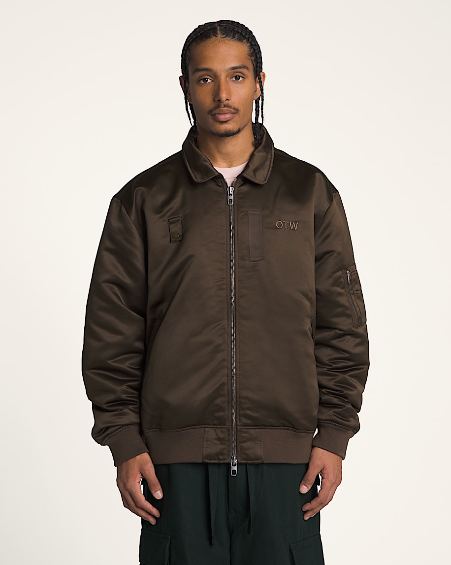 otw satin-bomberjacke