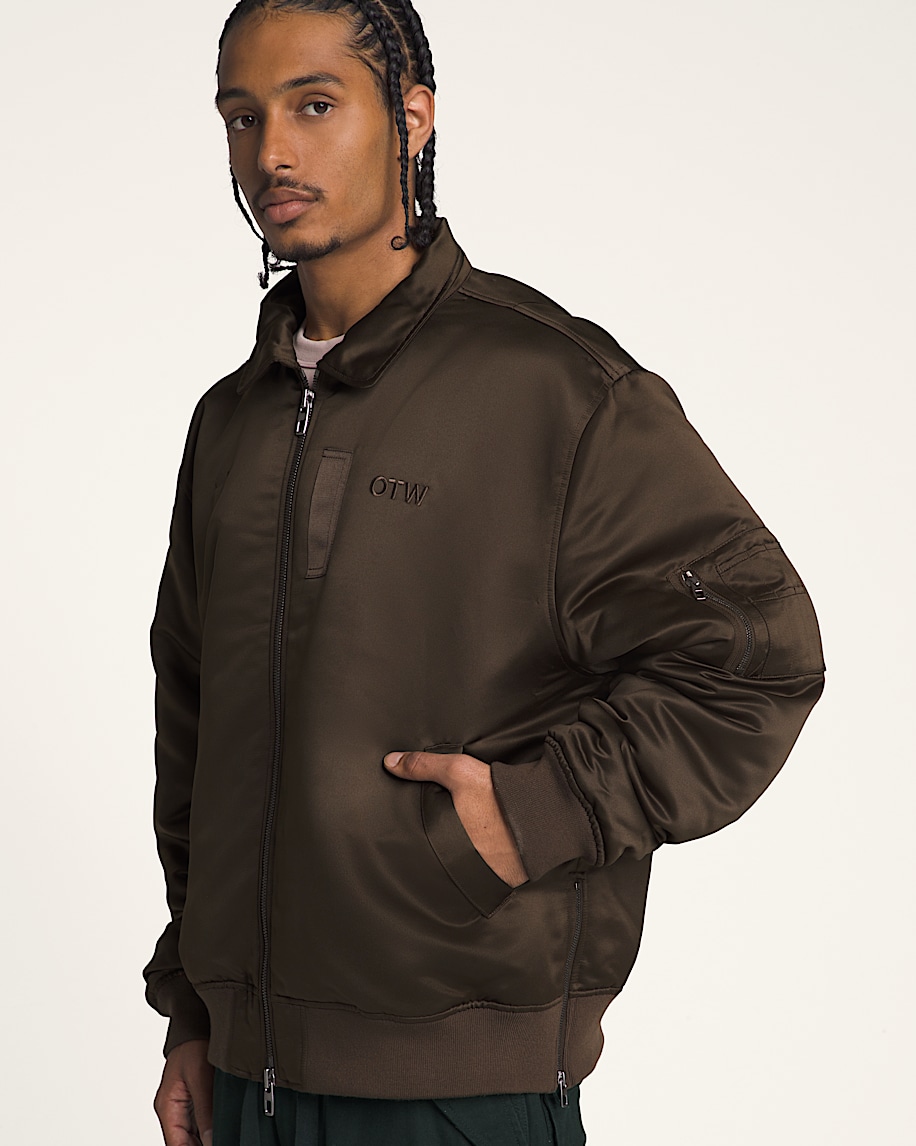 otw satin-bomberjacke