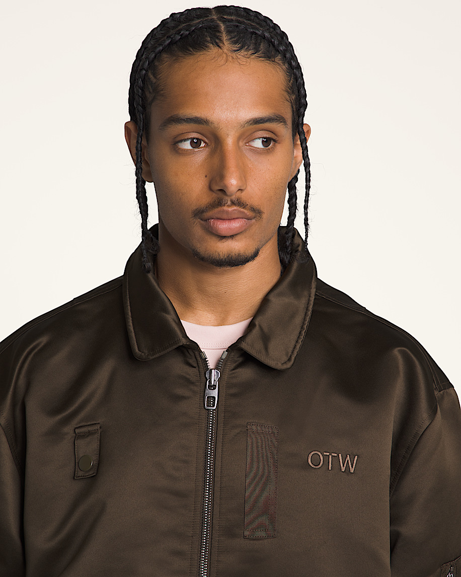 otw satin-bomberjacke