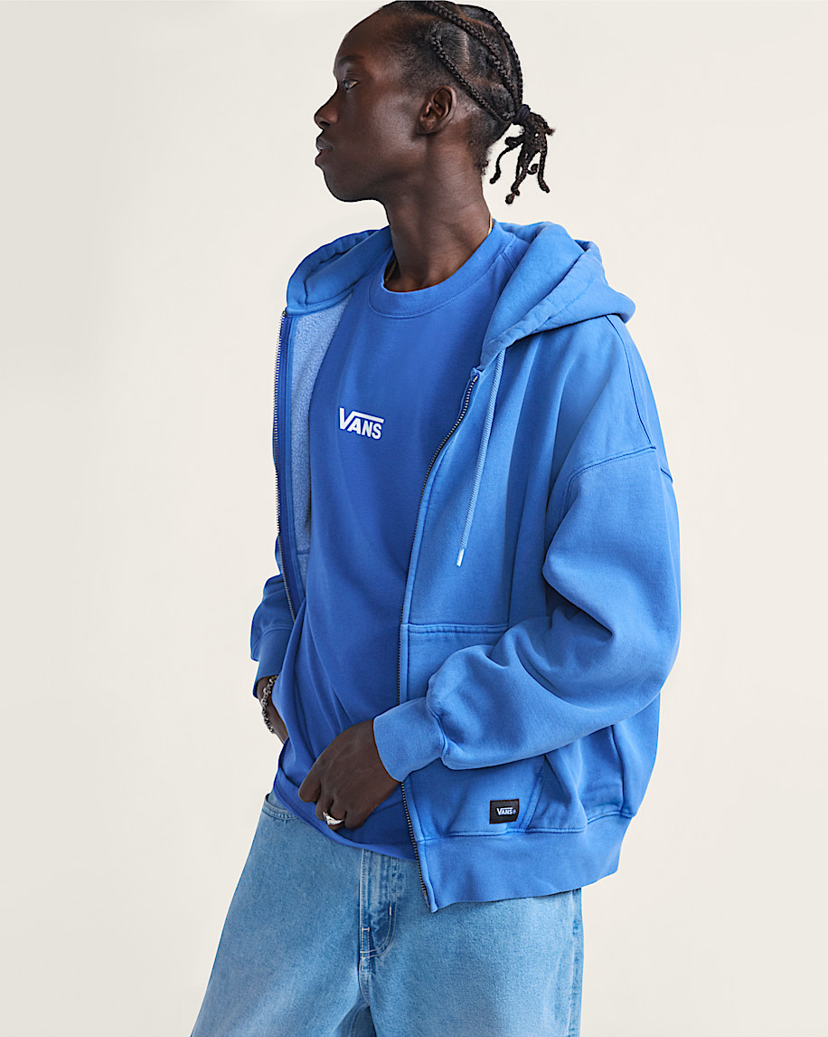 premium-kapuzenpullover mit reißverschluss