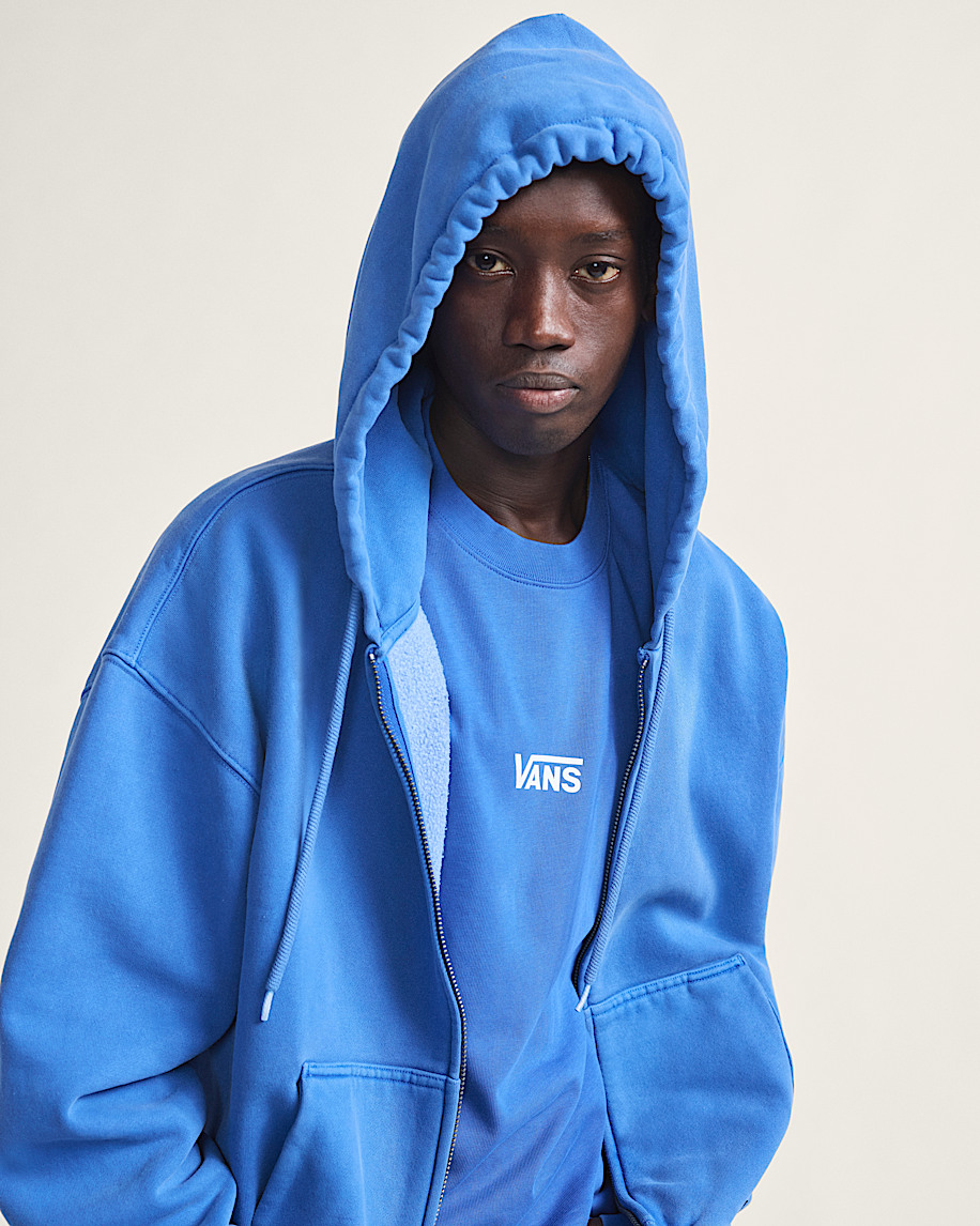 premium-kapuzenpullover mit reißverschluss