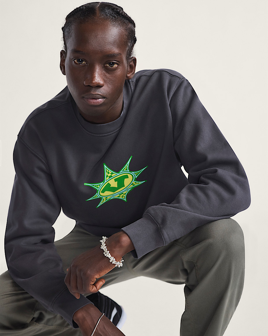 sternen-karo-sweatshirt