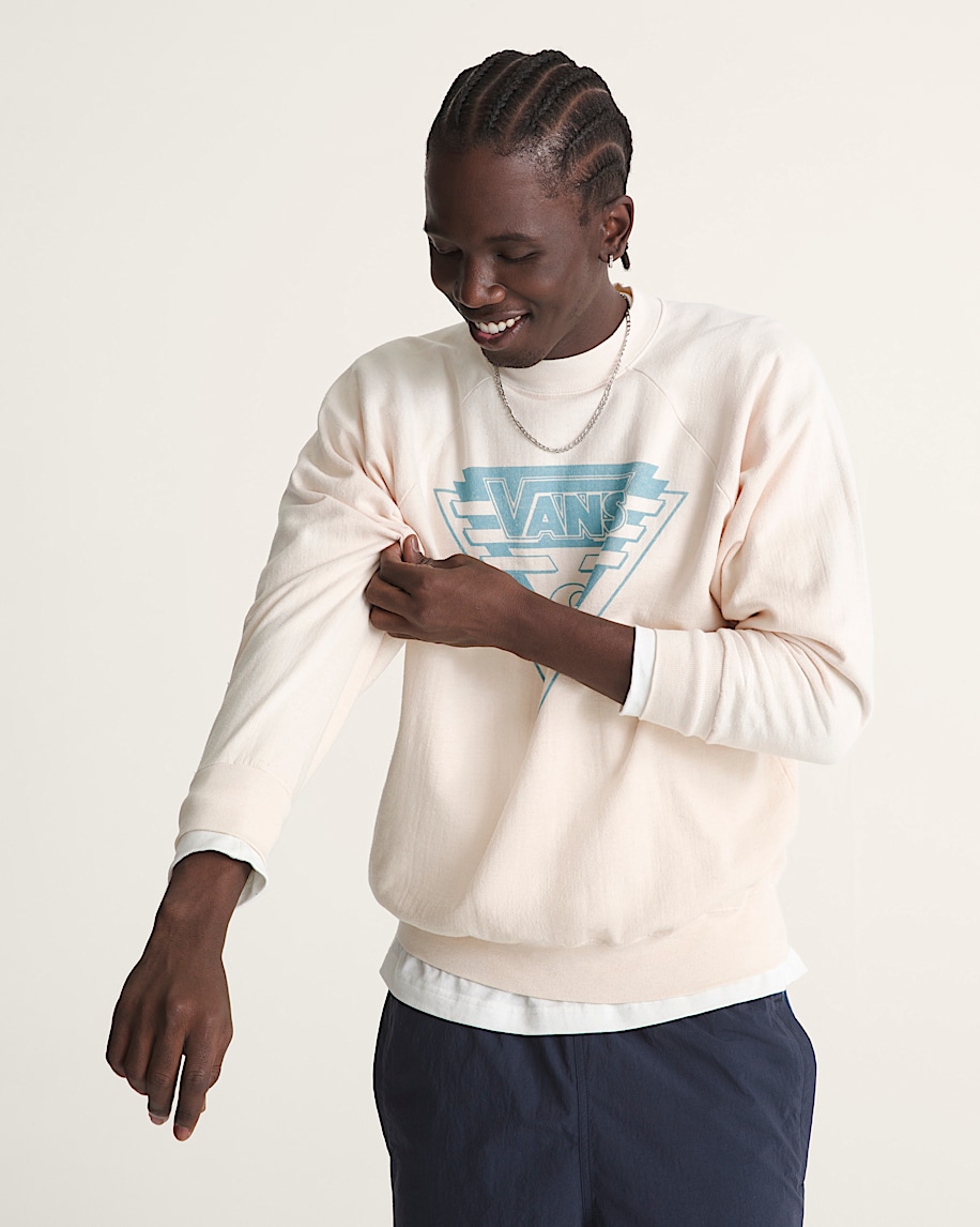 waffle shop wave blend rundhals-sweatshirt