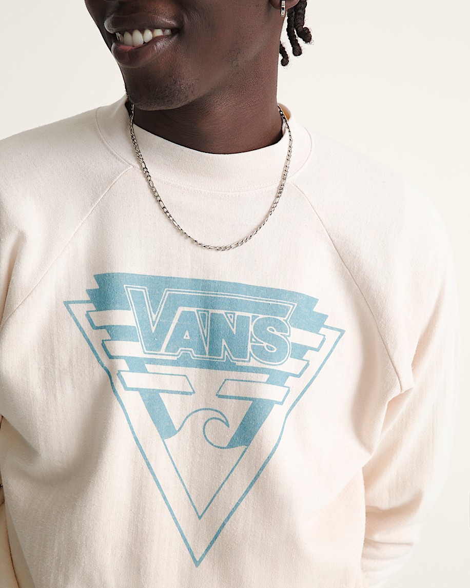 waffle shop wave blend rundhals-sweatshirt