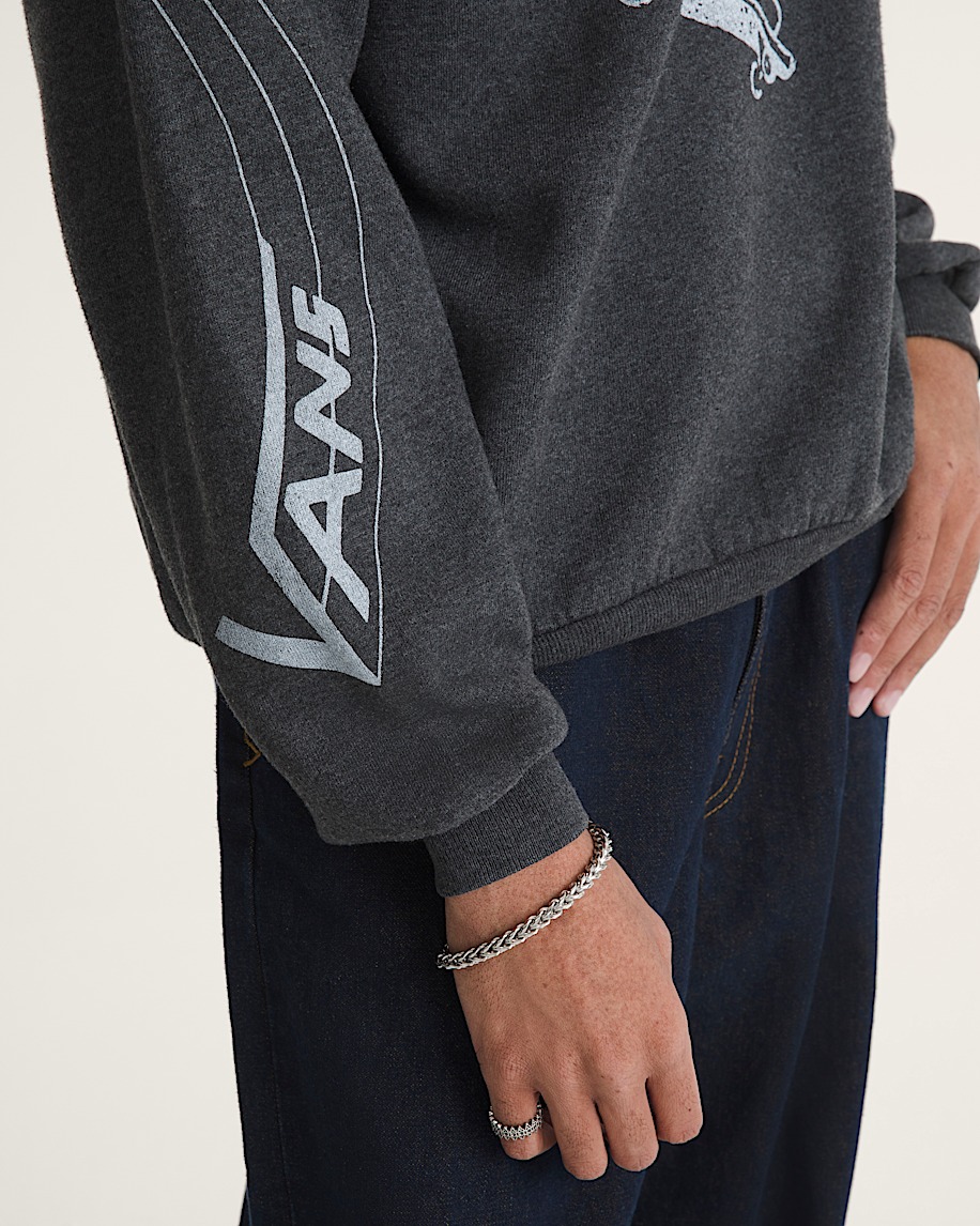 waffle shop skate crest rundhals-sweatshirt