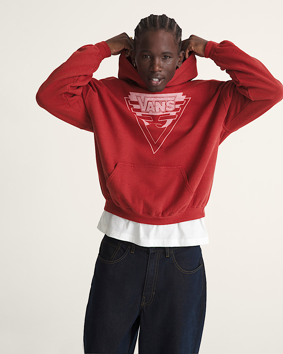 waffle shop wave blend pullover hoodie