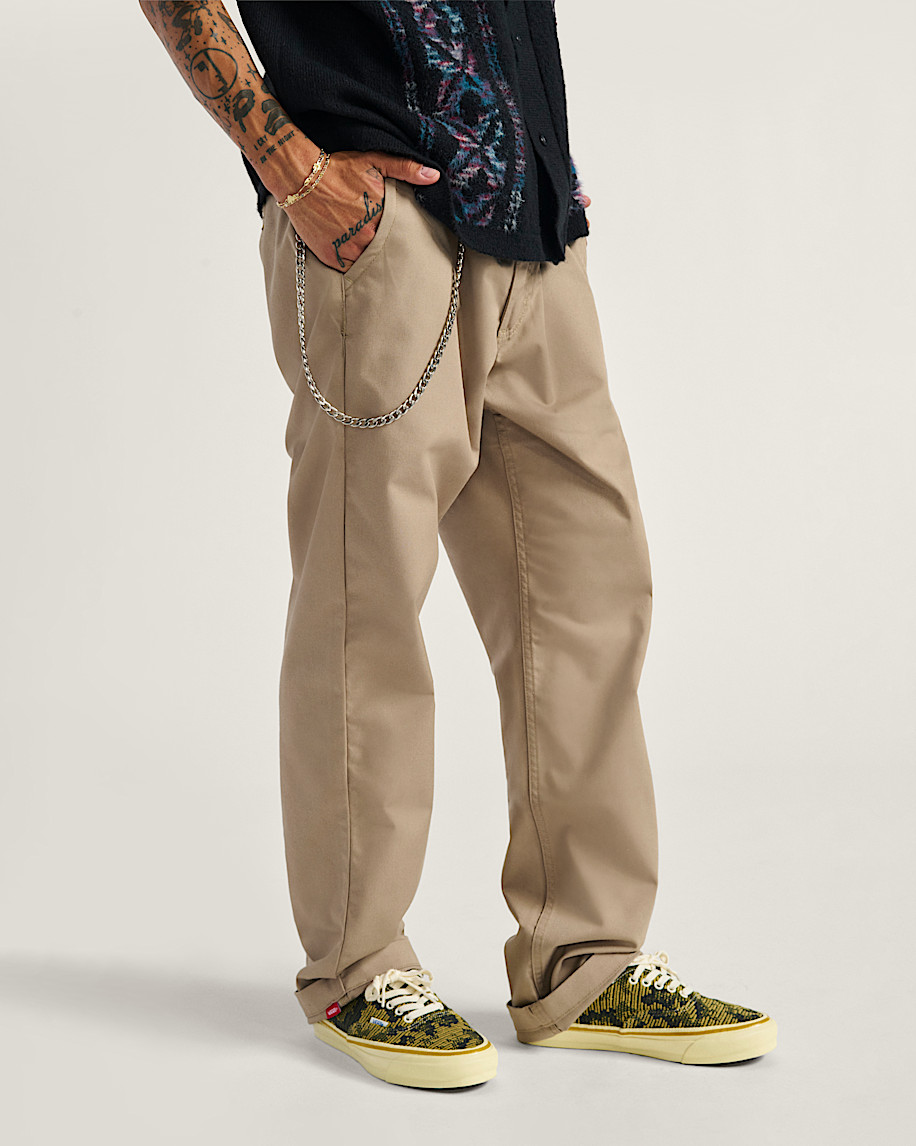 authentische chino-hose mit entspannter passform
