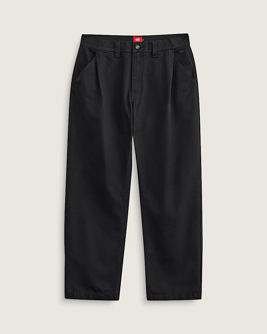 skate loose pleated pants