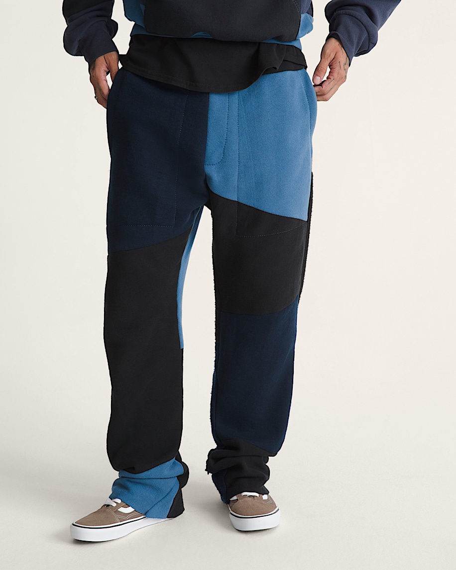 waffle shop neuinterpretierte patchwork-sweatpants