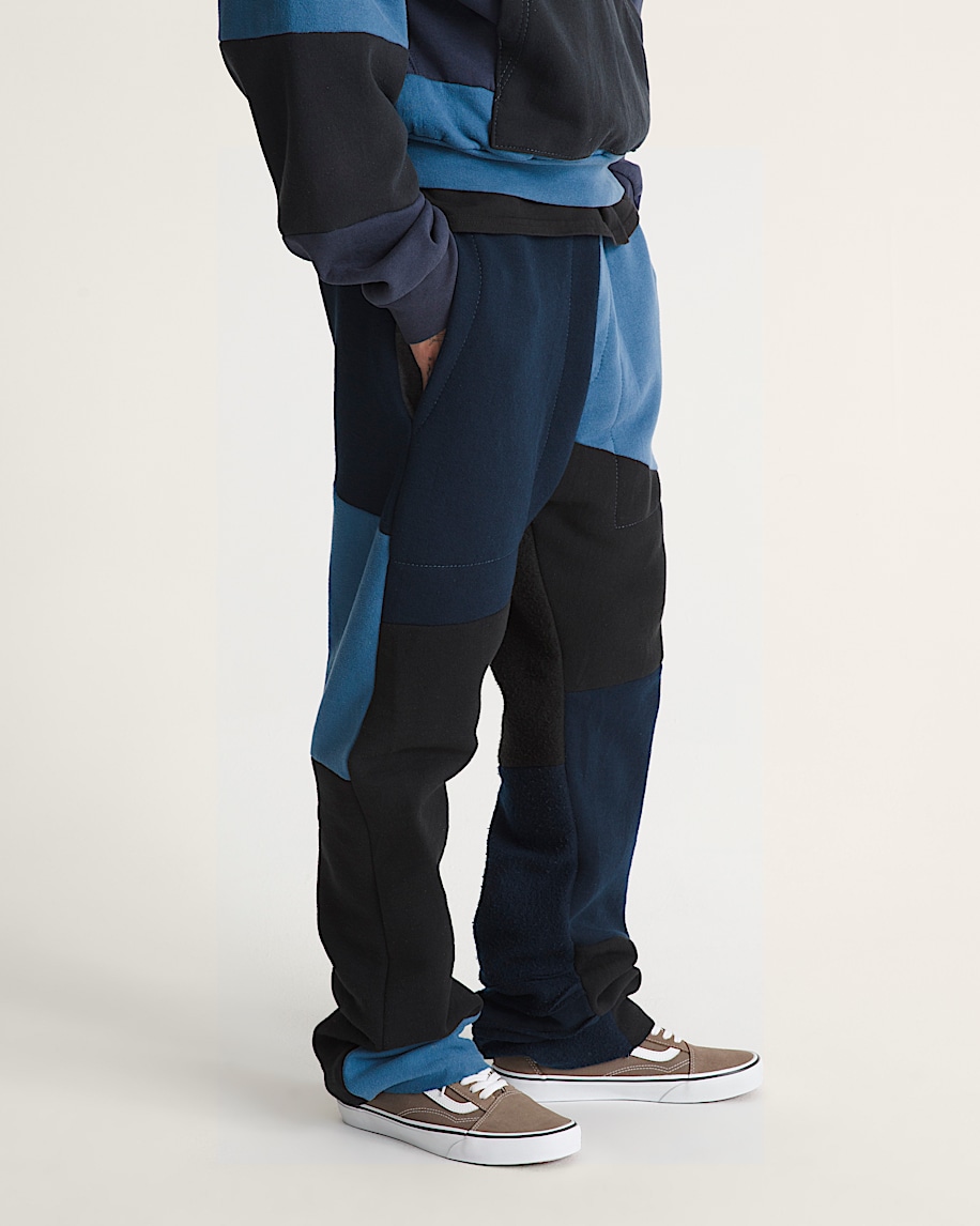 waffle shop neuinterpretierte patchwork-sweatpants