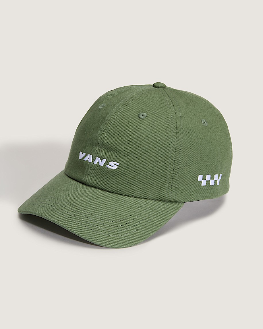 checkerboard side snapback cap