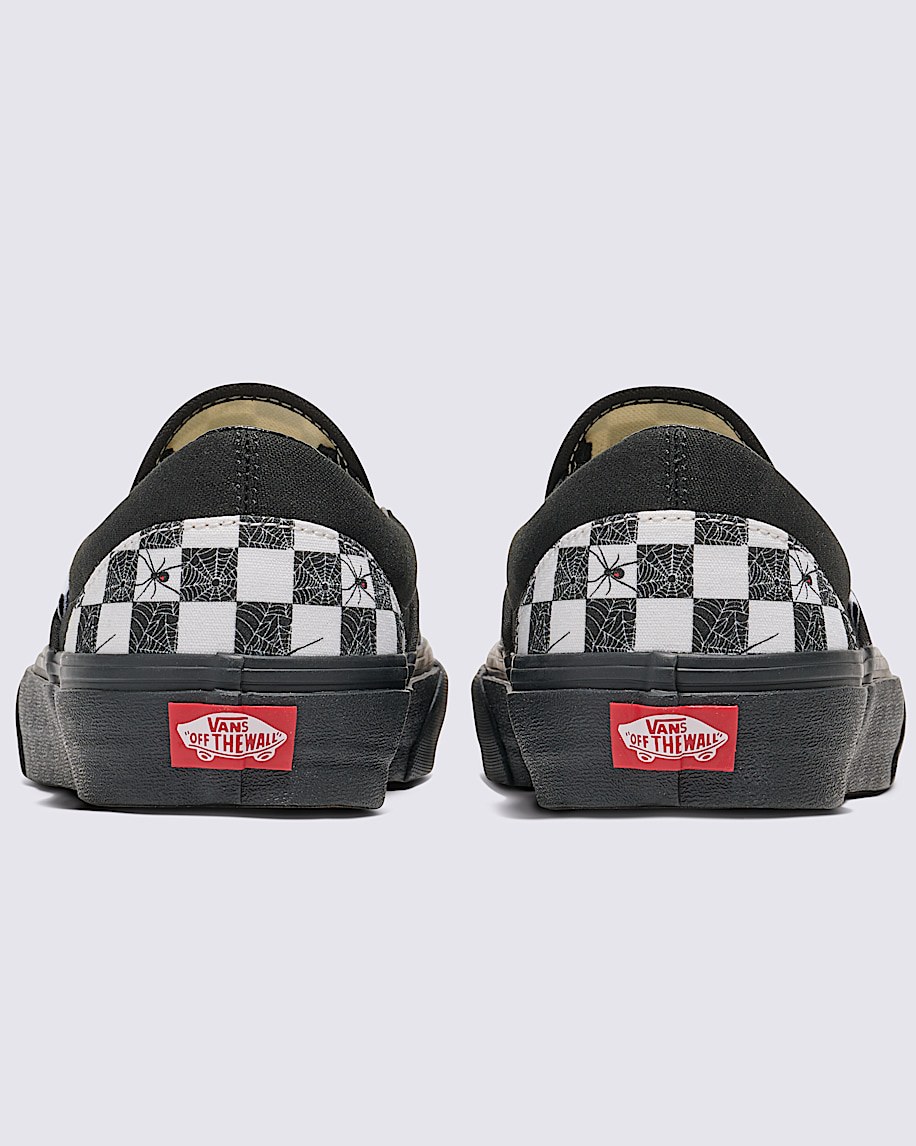 customs classic slip-on halloween checkerboard schuh