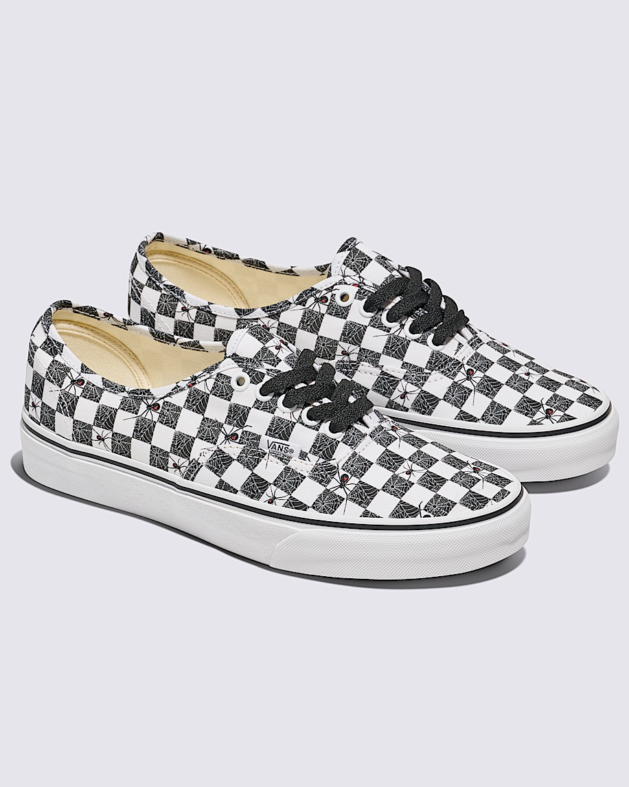 customs authentic halloween checkboard shoe