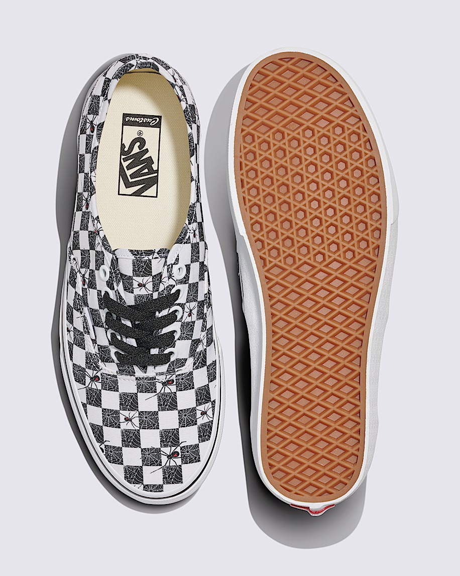 customs authentic halloween checkboard shoe