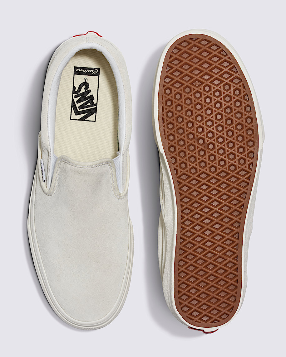 customs classic slip-on wildlederschuh