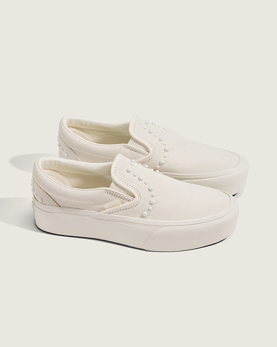 klassischer slip-on-plateauschuh
