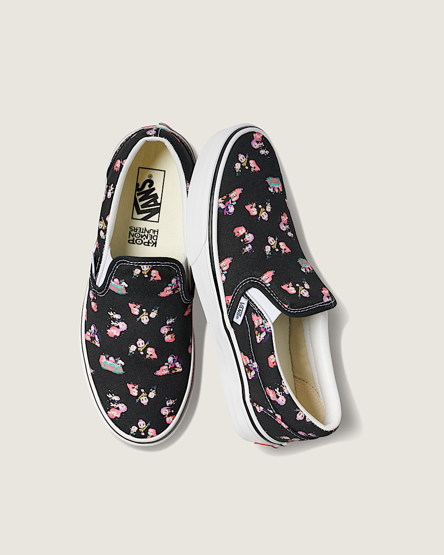 kpop demon hunters x vans classic slip-on schuh