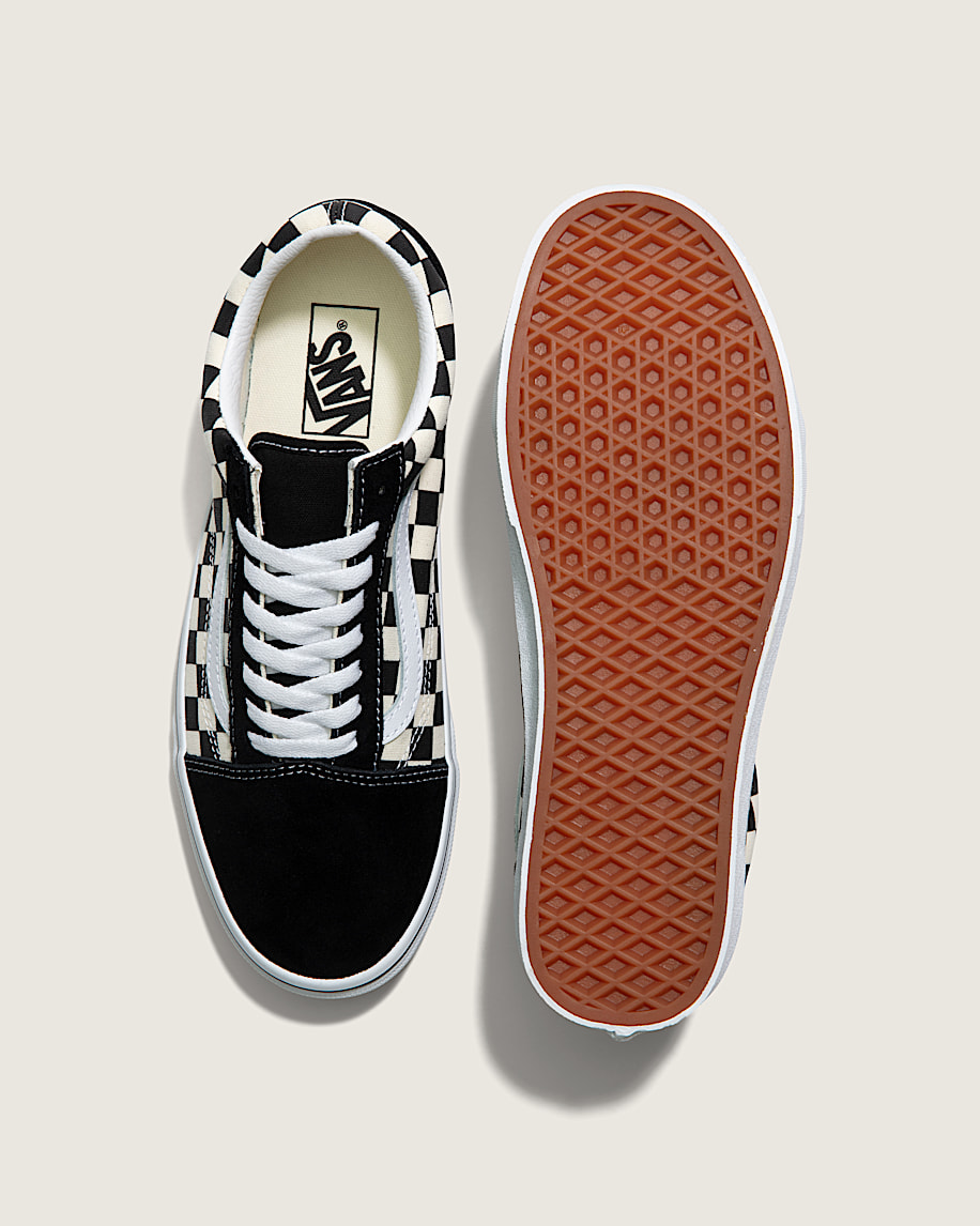 old school schachbrett-schuh