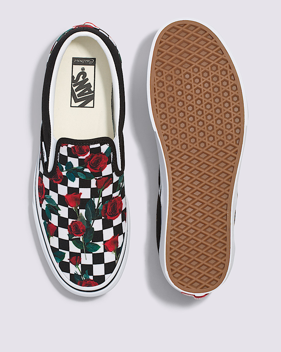 customs classic slip-on checkerboard schuh