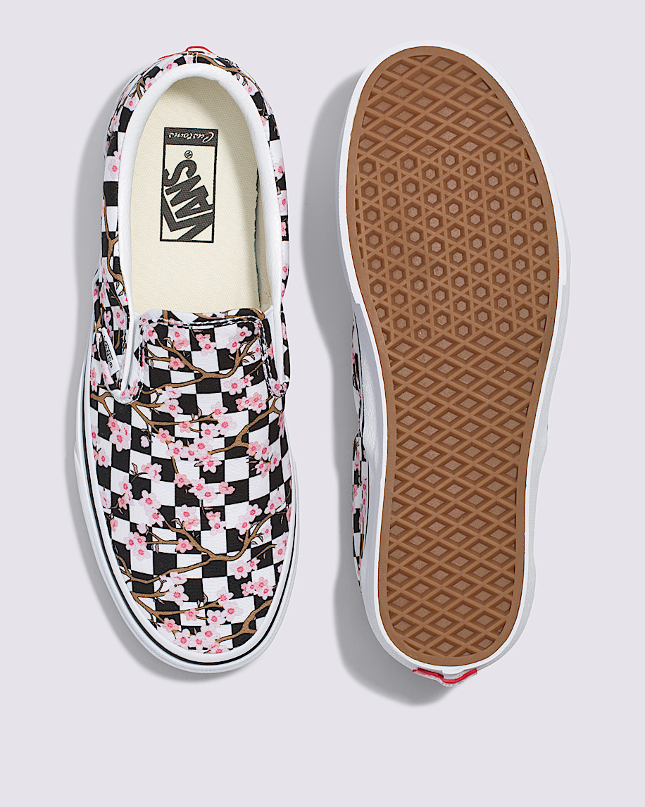 customs classic slip-on checkerboard schuh
