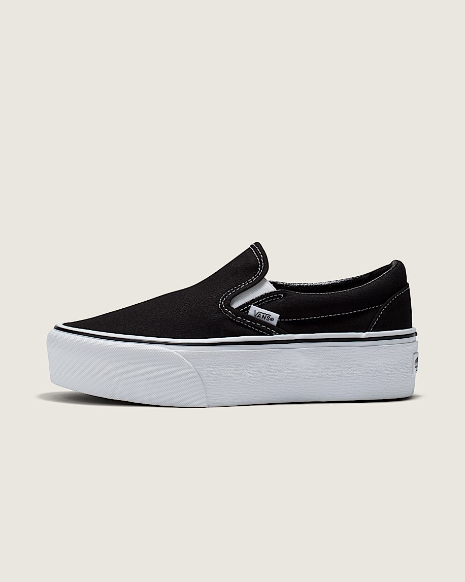 klassischer slip-on-plateauschuh