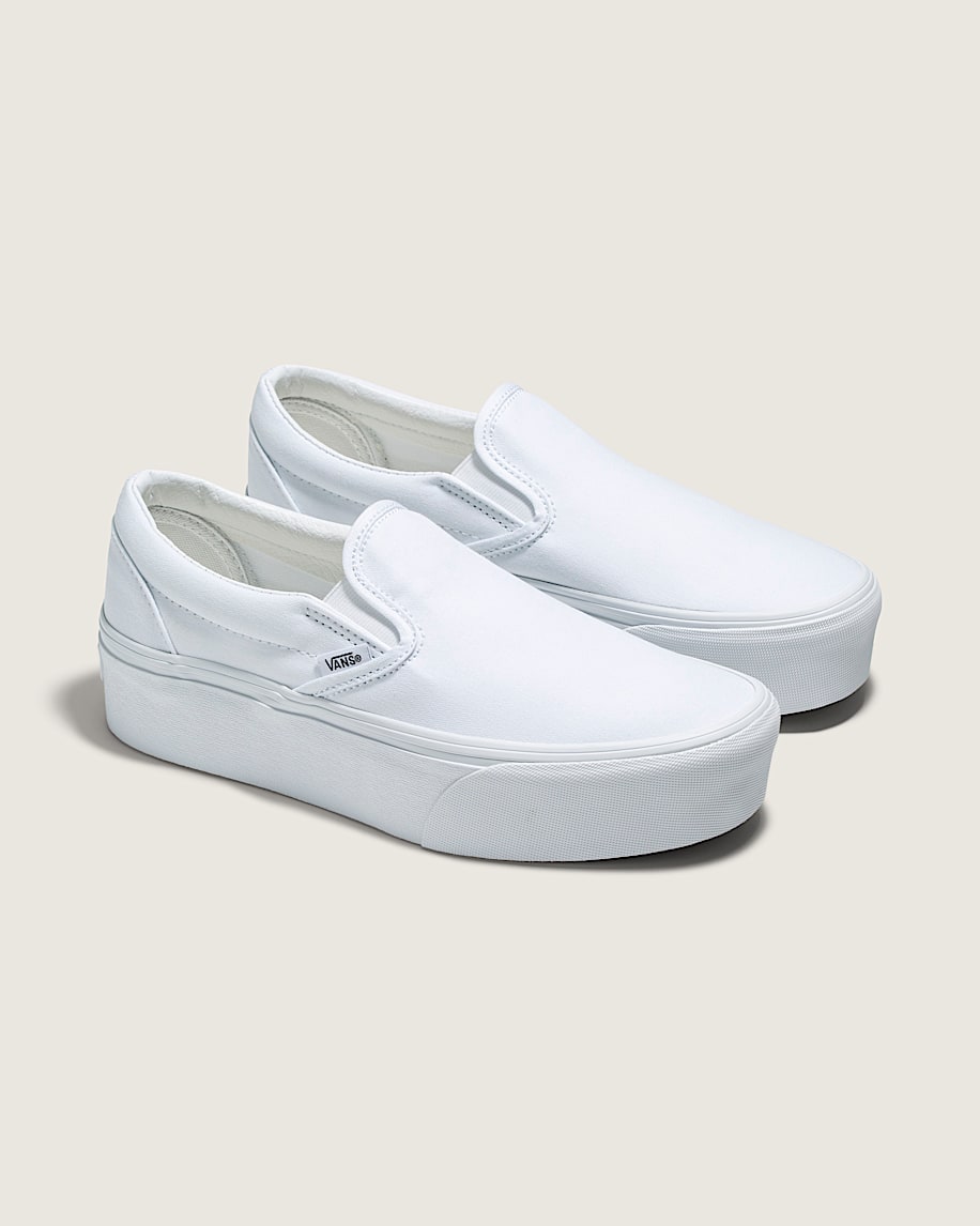 klassischer slip-on-plateauschuh