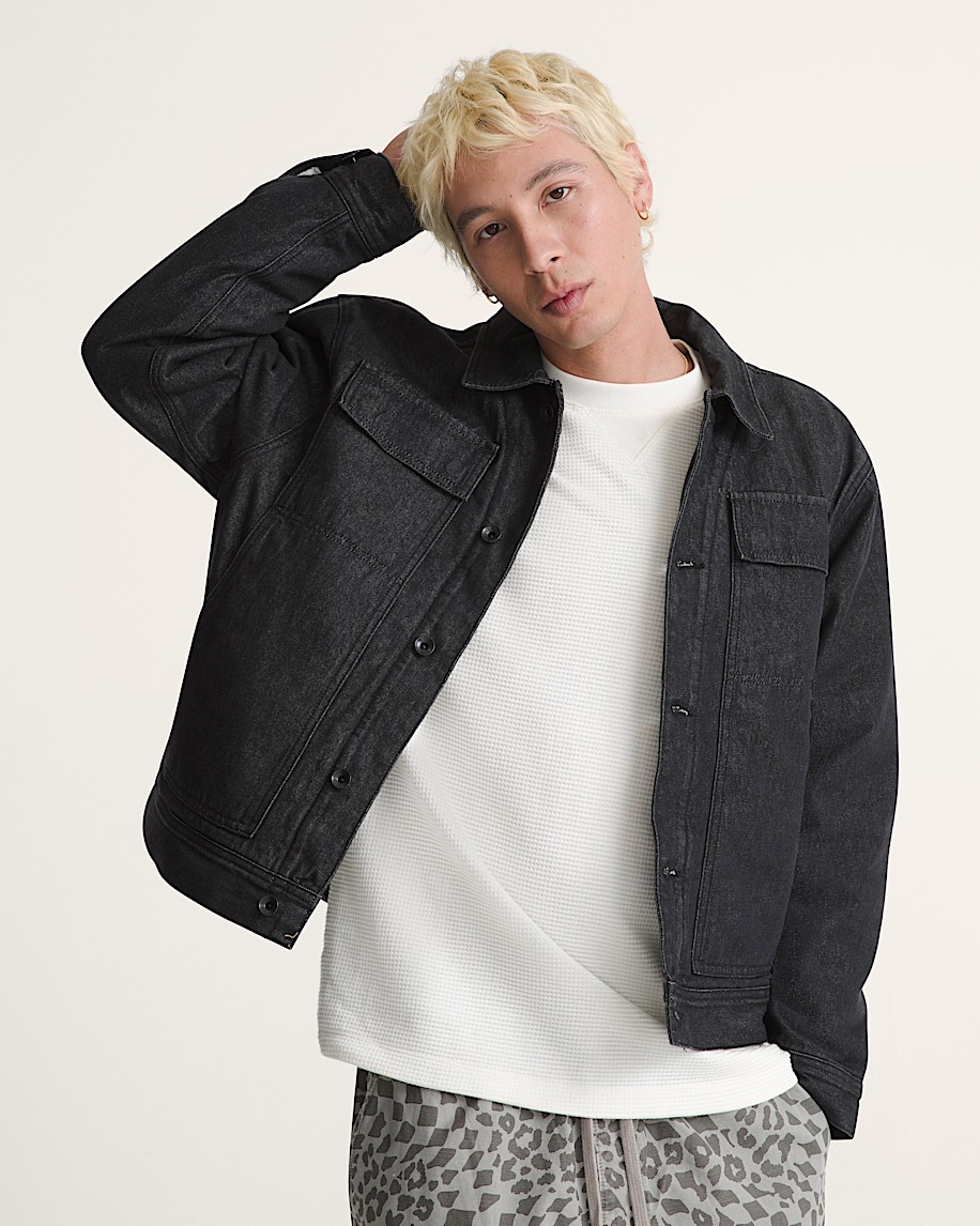 premium mcavoy truckerjacke mit futter
