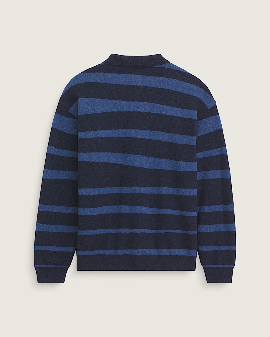 davis stripe polo sweater