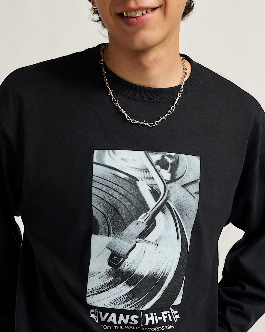 hi fi rpm langarm-t-shirt