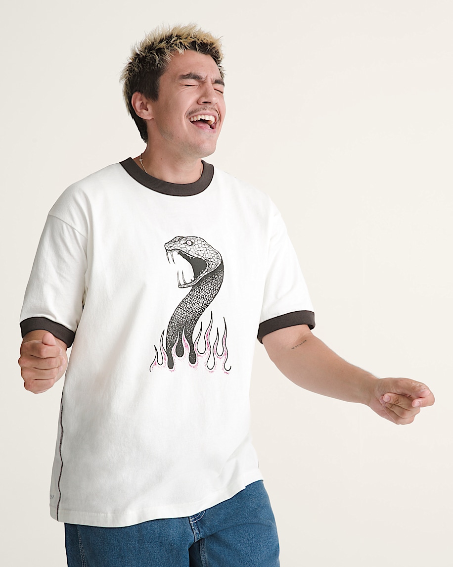 skate mike g snake flame ringer
