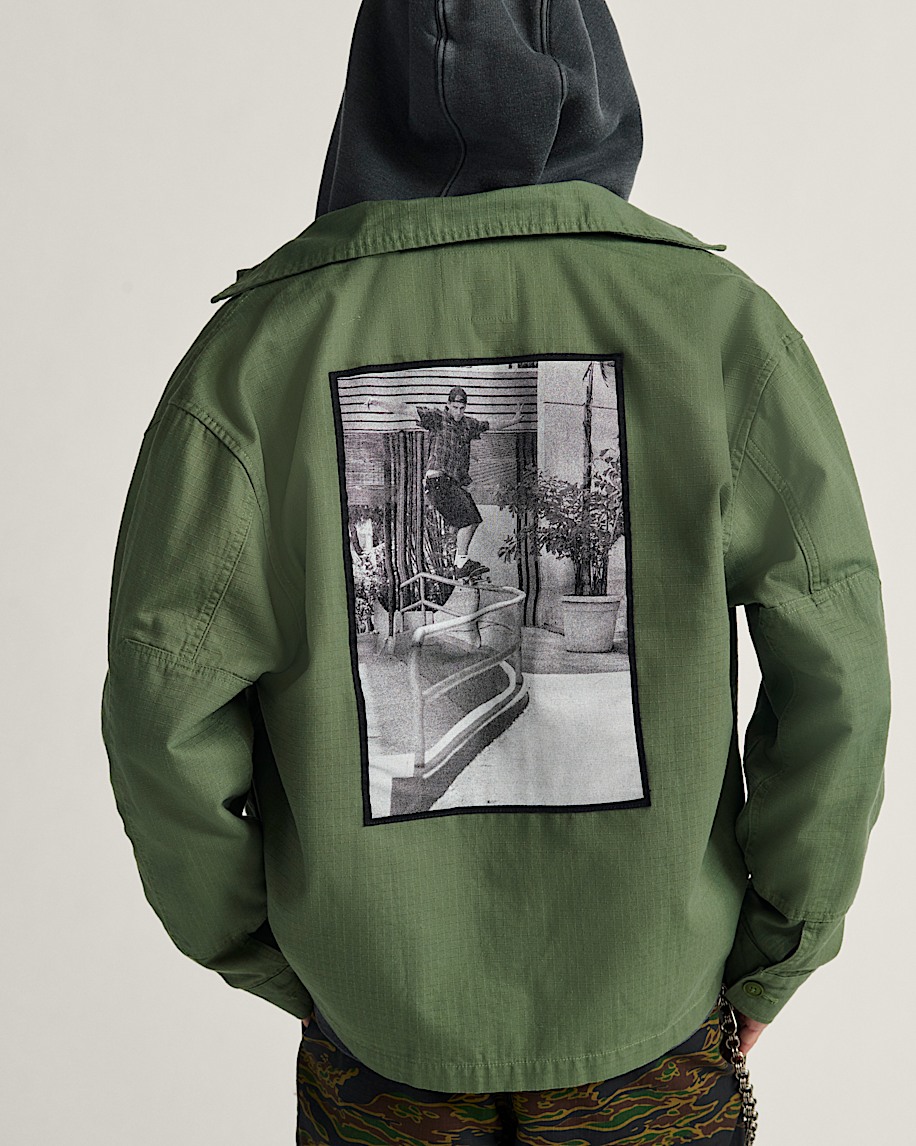 skate military overshirt von atiba jefferson