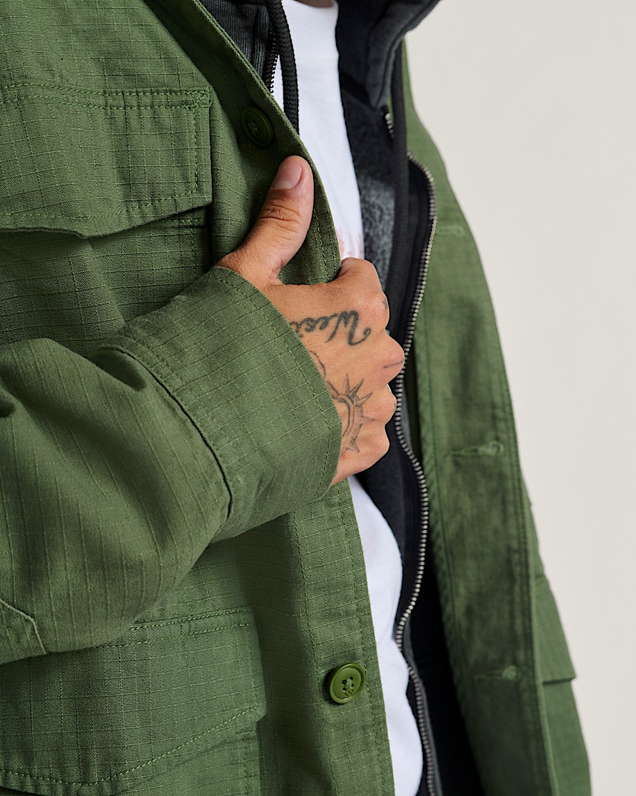 skate military overshirt von atiba jefferson