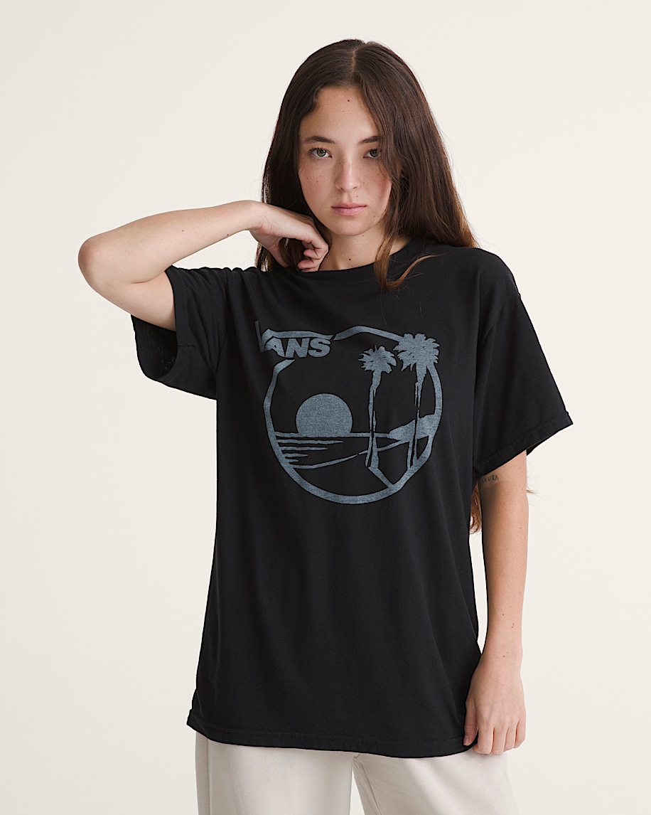 waffelladen-t-shirt im vans-stil
