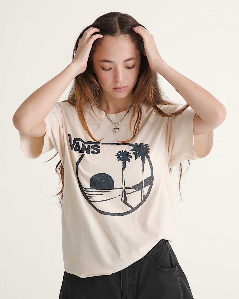 waffelladen-t-shirt im vans-stil