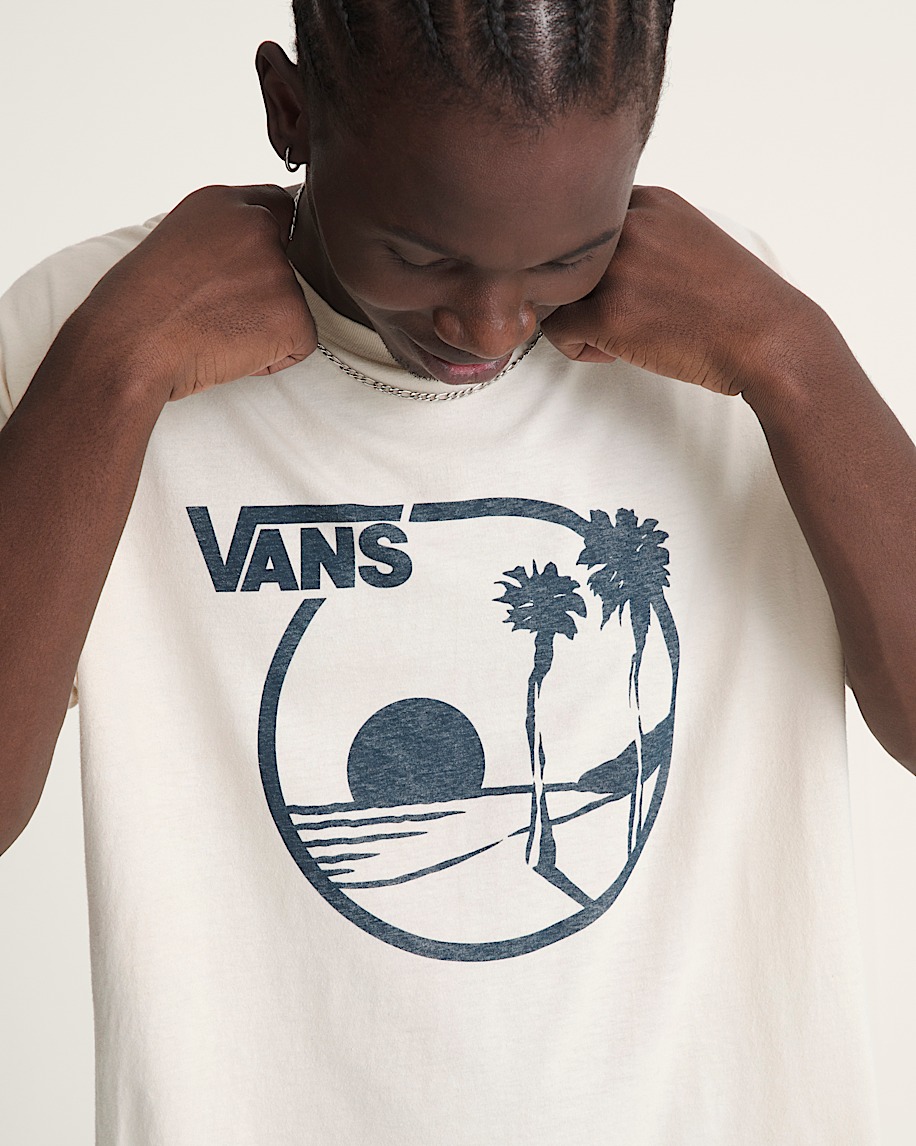 waffelladen-t-shirt im vans-stil