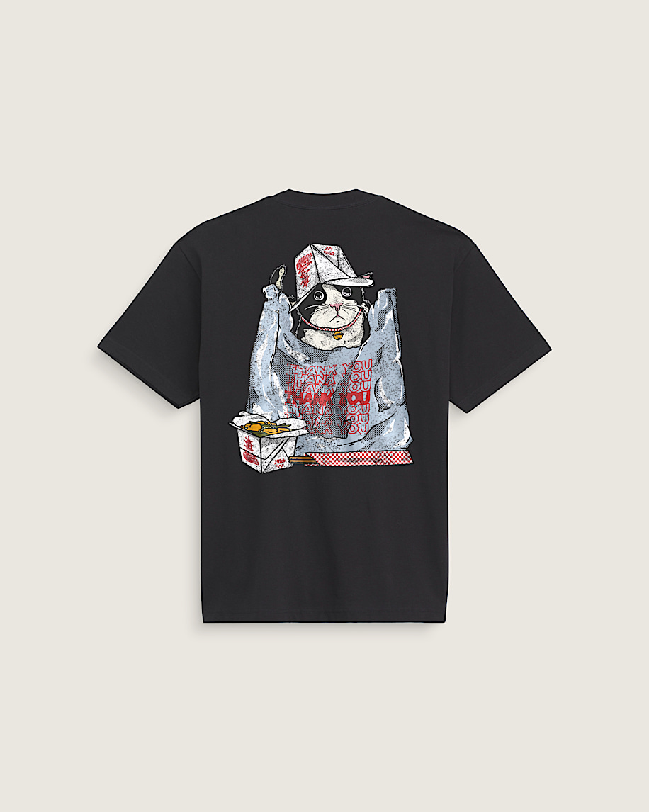 danke und wieder katze t-shirt